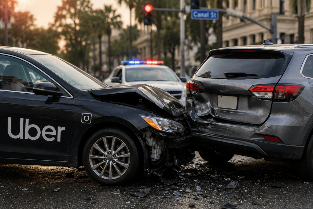 What Should You Do After an Uber Accident - car accident lawyer in new orleans
